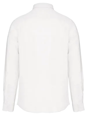 Men's linen shirt – White