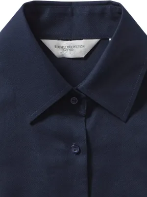 Camisa de mujer manga corta Oxford