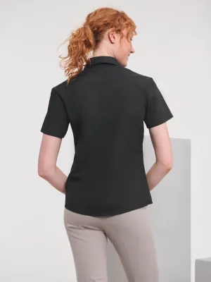 Ladies' Short-Sleeved Polycotton Poplin Shirt