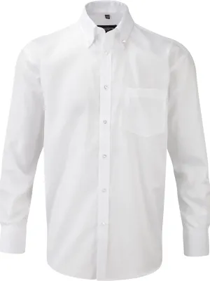 Men's Long-Sleeved Non-Iron Shirt - Classic Fit – White