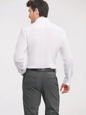 Men's Long-Sleeved Non-Iron Shirt - Tailored Fit