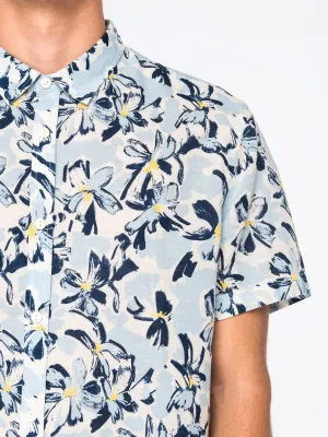 Men’s plant print shirt