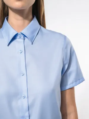 Ladies' short-sleeved non-iron shirt