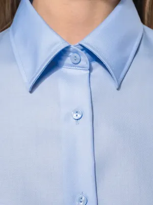 Ladies' short-sleeved non-iron shirt