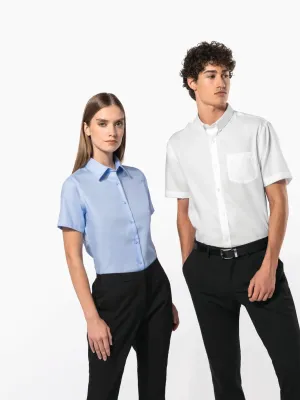 Ladies' short-sleeved non-iron shirt