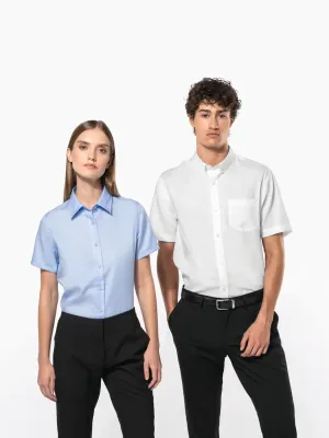 Ladies' short-sleeved non-iron shirt