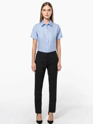 Ladies' short-sleeved non-iron shirt