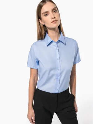 Ladies' short-sleeved non-iron shirt