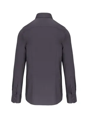 Chemise manches longues sans repassage – Zinc