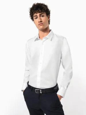 Chemise manches longues sans repassage