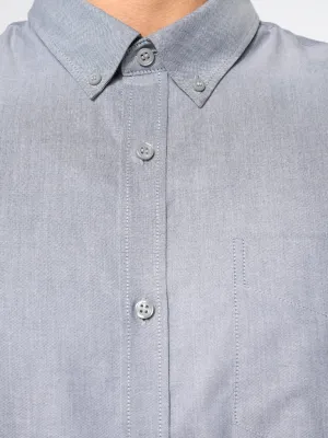 Men's short-sleeved Oxford shirt