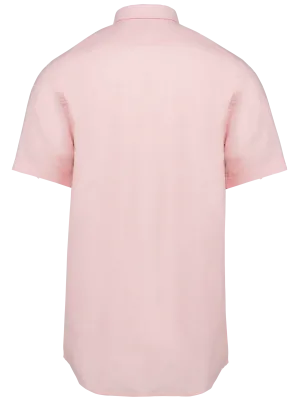 Men's short-sleeved Oxford shirt – Oxford Pale Pink