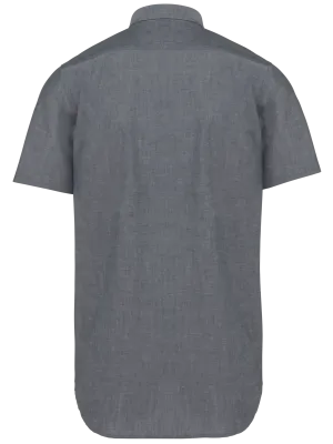 Men's short-sleeved Oxford shirt – Oxford Shadow Navy
