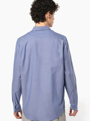 Chemise Oxford manches longues