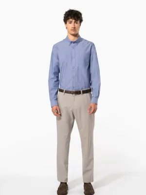 Chemise Oxford manches longues