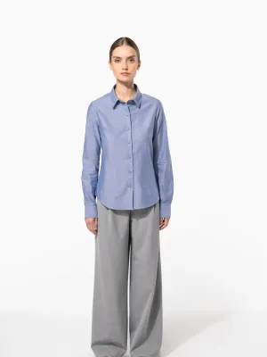 Chemise Oxford manches longues femme