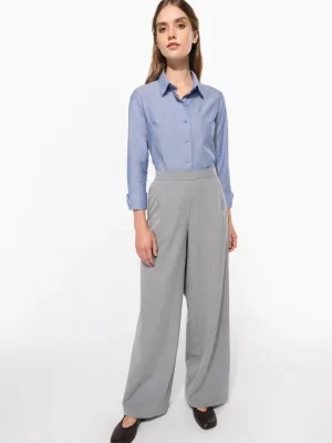 Chemise Oxford manches longues femme