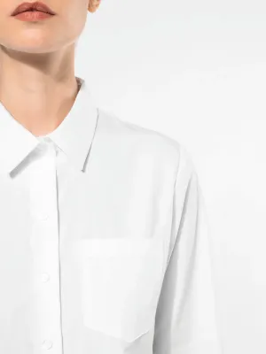 Ladies' long-sleeved cotton poplin shirt
