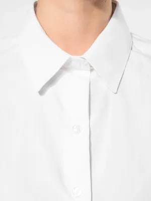 Chemise popeline manches longues femme