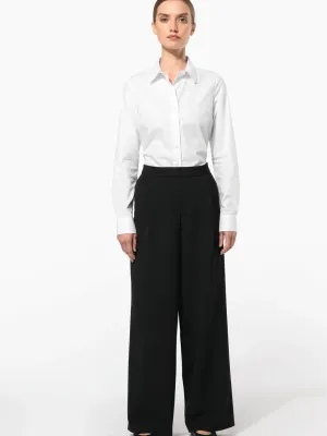 Chemise popeline manches longues femme