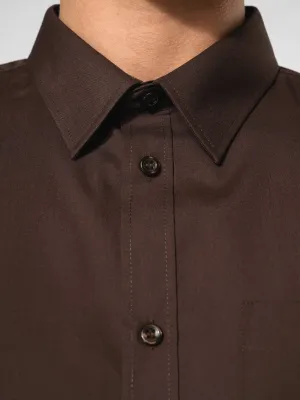 Men's easy-care polycotton poplin shirt