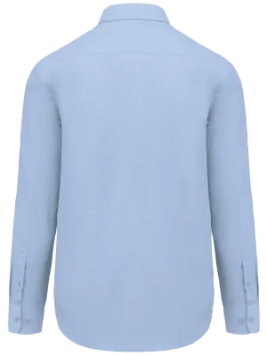 Men's easy-care polycotton poplin shirt – Bright Sky