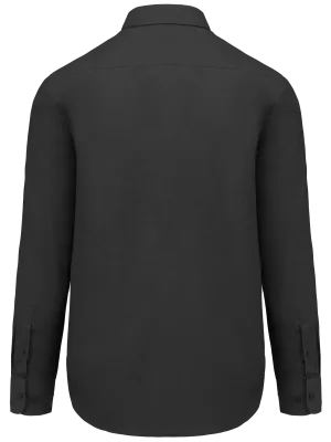 Men's easy-care polycotton poplin shirt – Zinc