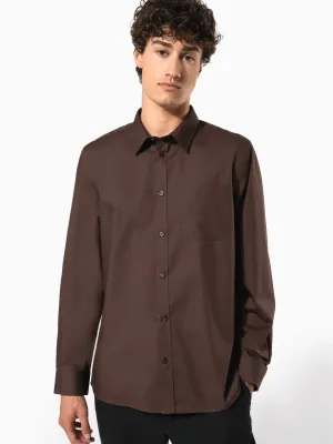 Men's easy-care polycotton poplin shirt