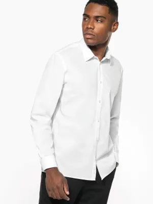 Men’s poplin easy care polycotton shirt