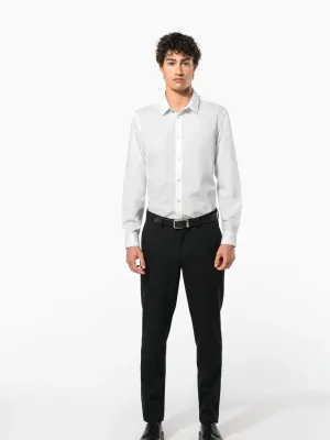 Men’s poplin easy care polycotton shirt