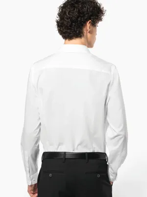 Men’s poplin easy care polycotton shirt
