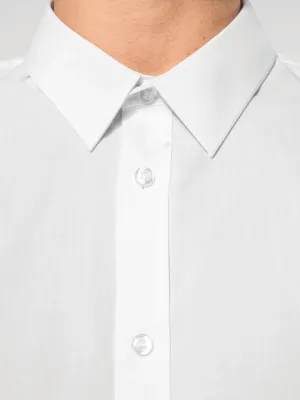 Men’s poplin easy care polycotton shirt