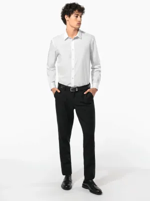 Men’s poplin easy care polycotton shirt
