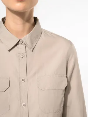 Ladies' long sleeved safari shirt