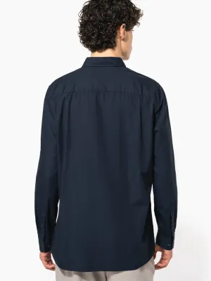 Camisa safari de manga larga de hombre