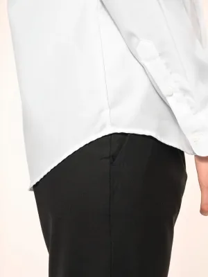 Ladies' long-sleeved twill shirt