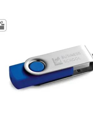 CLAUDIUS 4GB. Clé USB 4GB avec attache en métal
