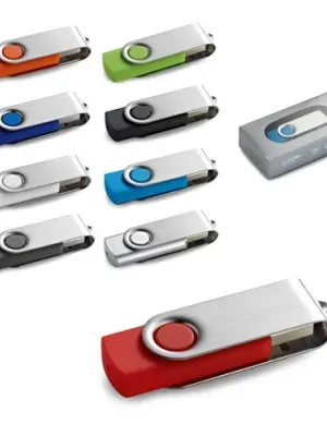 CLAUDIUS 8GB. Clé USB 8GB avec attache en métal