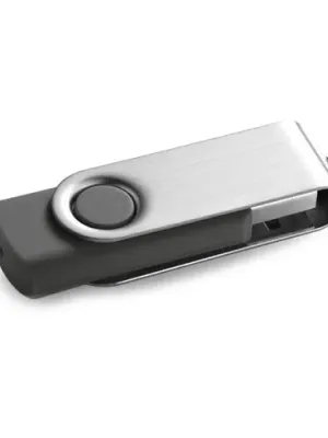 CLAUDIUS 8GB. Clé USB 8GB avec attache en métal – Gris