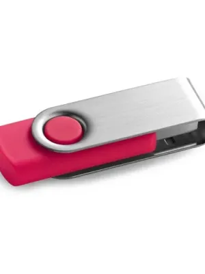 CLAUDIUS 8GB. Clé USB 8GB avec attache en métal – Rose
