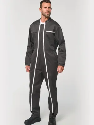 Double-zip overalls, unisex
