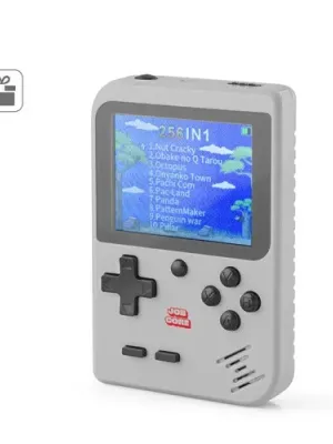 BOWSER. Console de jeux portable avec 256 jeux classiques