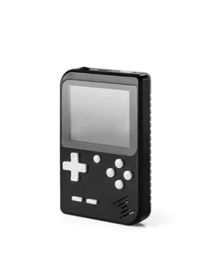 BOWSER. Console de jeux portable avec 256 jeux classiques – Noir
