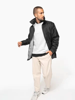 Men's lined windbreaker