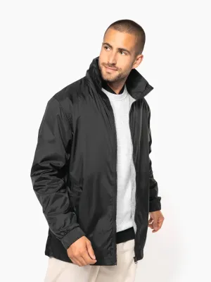 Men's lined windbreaker