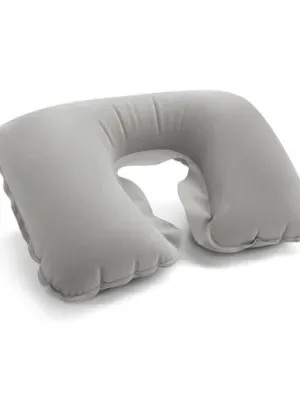 STRADA. Coussin de voyage gonflable – Gris clair