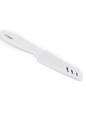 MIKUS. Couteau en acier inoxydable et PP – Blanc