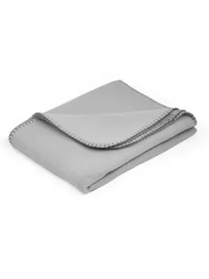 GALLIOT. Couverture polaire (180 g/m²) en polyester recyclé (100% rPET) – Gris