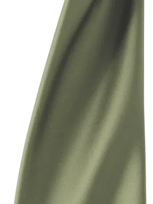 Satin colours tie – Green Olive