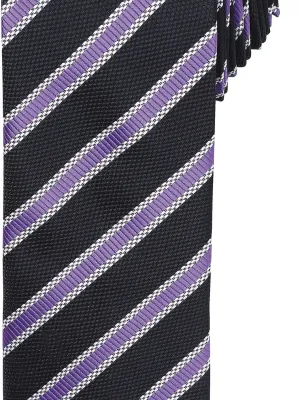 Waffle stripe tie